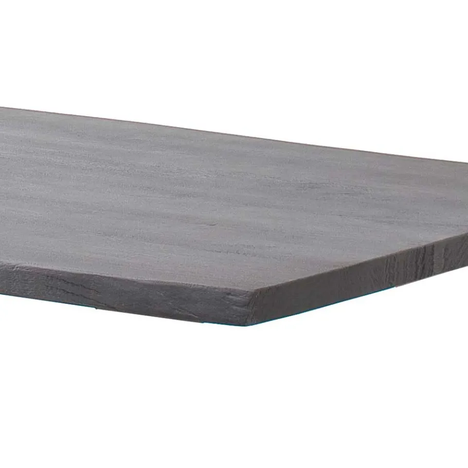 New Wohnen Live Edge Esstisch in Akazie Grau - Genver