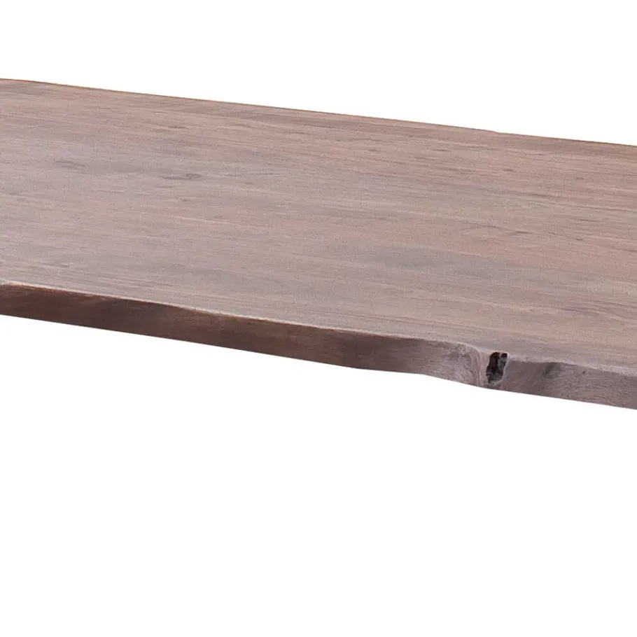 New Wohnen Living Edge Tisch aus Akazie in Walnuss Braun - Esimane
