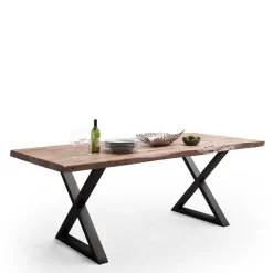 Sale Wohnen Loft Designtisch mit Naturkante - Grandios