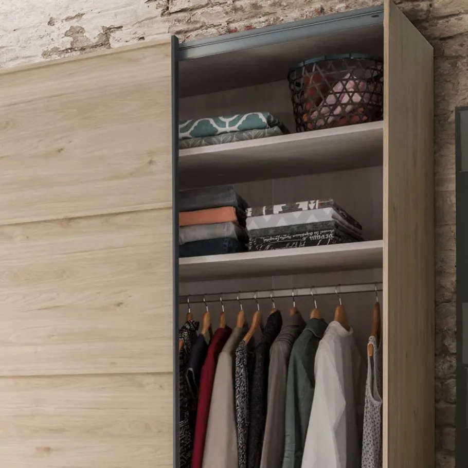 Wohnen Loft Style Schlafzimmer komplett - Licruva (vierteilig)