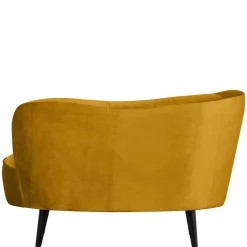 Best Wohnen Lounge Einsitzer aus Samt Ocker - Olav