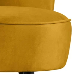 Best Wohnen Lounge Einsitzer aus Samt Ocker - Olav