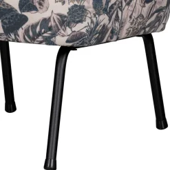 Best Wohnen Lounge Sessel aus Samt mit floralem Dessin - Rosco