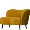 Best Wohnen Lounge Sessel in Ocker Gelb Samt - Srimanko