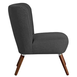 Online Wohnen Lounge Sessel in Schwarz Stoff - Adaliz