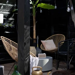 Online Wohnen Lounge Stuhl aus Geflecht in Beige - Padiona