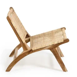 Hot Wohnen Lounge Stuhl aus Geflecht Rattan - Rimorio