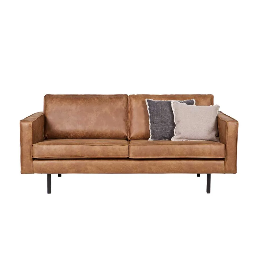 Clearance Wohnen Loungecouch Adira in Cognac Braun