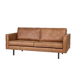 Clearance Wohnen Loungecouch Adira in Cognac Braun