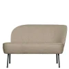 Discount Wohnen Loungesofa aus Boucle Stoff in Beige - Laderla