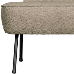 Discount Wohnen Loungesofa aus Boucle Stoff in Beige - Laderla