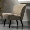 Sale Wohnen Loungestuhl aus Samt in Khaki - Griffina