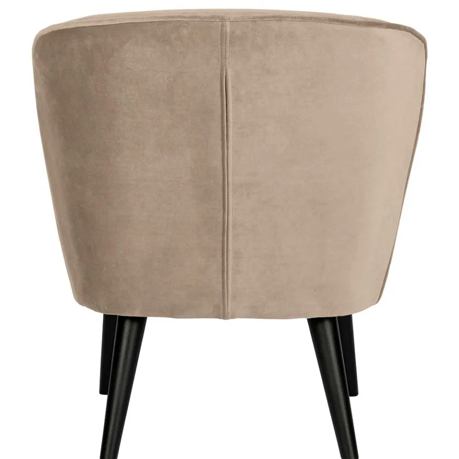 Sale Wohnen Loungestuhl aus Samt in Khaki - Griffina