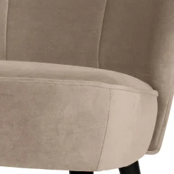 Sale Wohnen Loungestuhl aus Samt in Khaki - Griffina