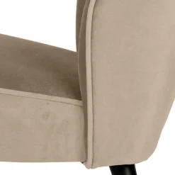 Sale Wohnen Loungestuhl aus Samt in Khaki - Griffina