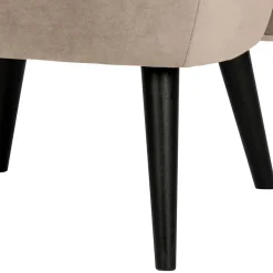 Sale Wohnen Loungestuhl aus Samt in Khaki - Griffina