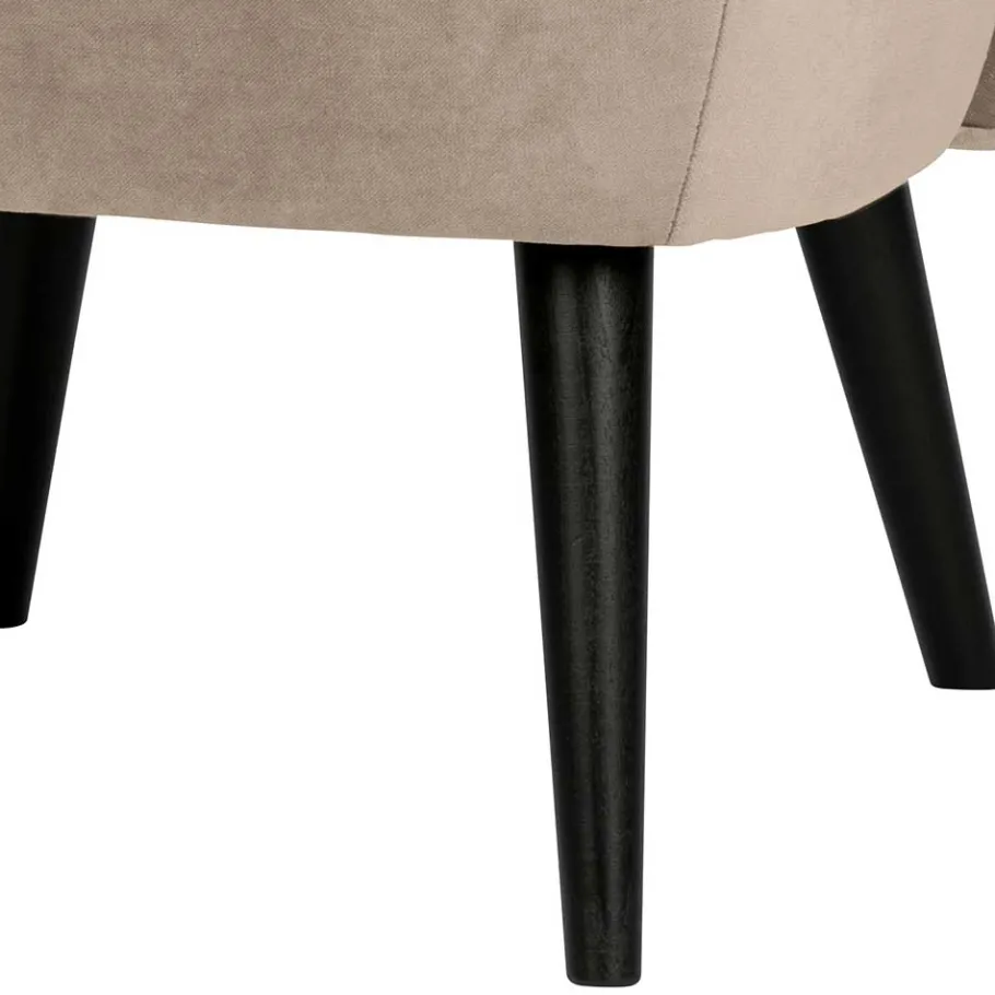 Sale Wohnen Loungestuhl aus Samt in Khaki - Griffina