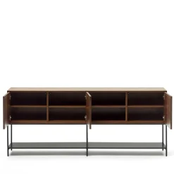 Hot Wohnen Luftig gestaltetes Sideboard in Nussbaum - Milena