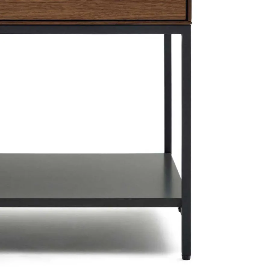 Hot Wohnen Luftig gestaltetes Sideboard in Nussbaum - Milena