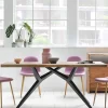 Discount Wohnen Mangoholz Esstisch mit Designgestell - Saluvera