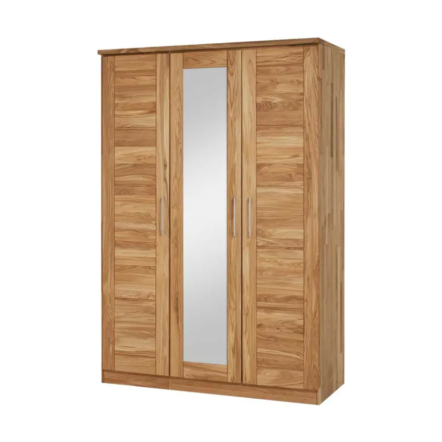 Best Wohnen Massiv Holzschrank Cranos aus Wildeiche