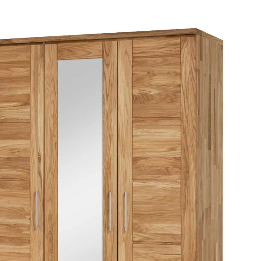 Best Wohnen Massiv Holzschrank Cranos aus Wildeiche