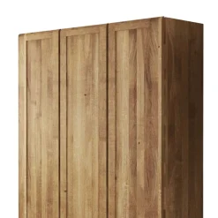 Best Wohnen Massiv Kleiderschrank Vaskov aus Wildeiche geölt