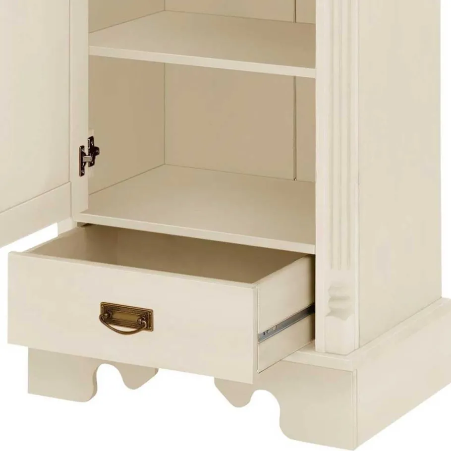 Best Wohnen Massive Schränke & Regale in Creme - Rospus (fünfteilig)