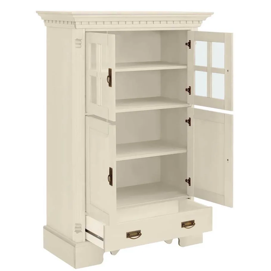 Best Wohnen Massive Schränke & Regale in Creme - Rospus (fünfteilig)