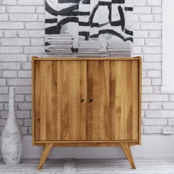 Hot Wohnen Massive Türen-Kommode im Mid Century Stil - Hardus