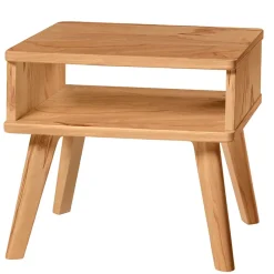 Discount Wohnen Massives Bettgestell aus Wildbuche 140x200 - Telgada