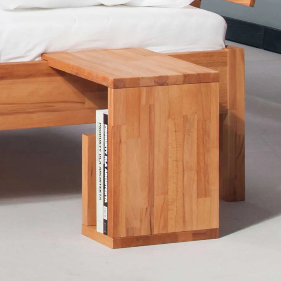 Best Wohnen Massivholz Bett Narkondam aus Kernbuche