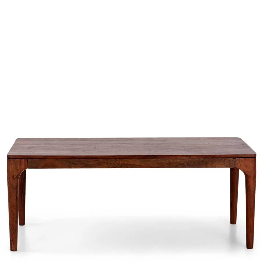 Sale Wohnen Massivholz Couchtisch in Akazie Braun - Judith