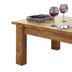 New Wohnen Massivholz Couchtisch Vaskov aus Wildeiche geölt