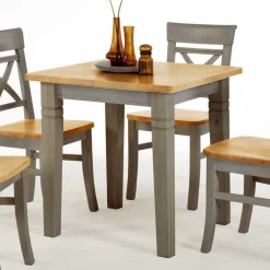Best Wohnen Massivholz Esstisch Jytte in Grau Kiefer