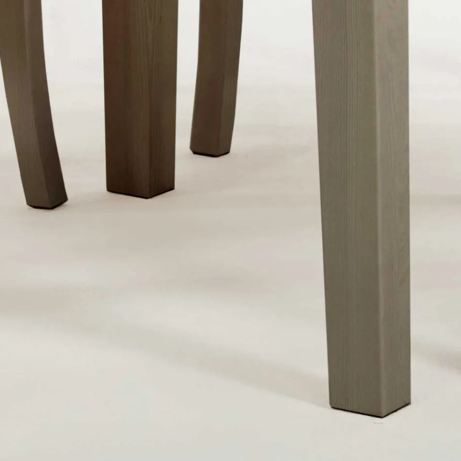 Best Wohnen Massivholz Esstisch Jytte in Grau Kiefer