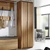 New Wohnen Massivholz Garderobenschrank Leyrina aus Kernbuche geölt
