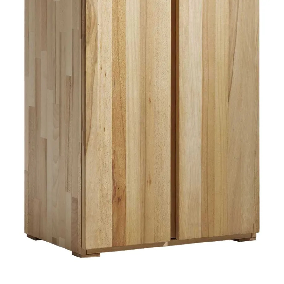 New Wohnen Massivholz Garderobenschrank Leyrina aus Kernbuche geölt