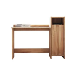 Clearance Wohnen Massivholz Schreibtisch Salomonia mit Schrank