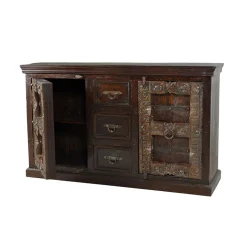 Discount Wohnen Massivholz Sideboard Solapura aus Teak