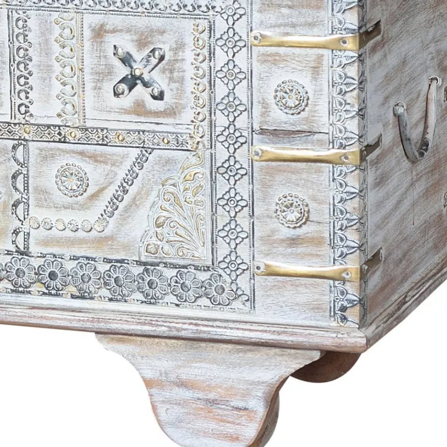 Online Wohnen Massivholz Truhe im Orient Style - Varrion