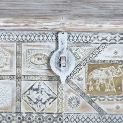 Online Wohnen Massivholz Truhe im Orient Style - Varrion