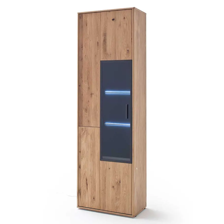 Discount Wohnen Massivholz Wohnwand Möbel Set - Assela (dreiteilig)