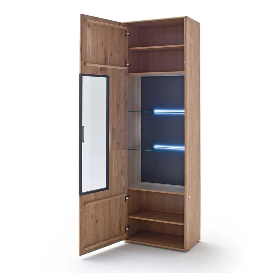 Discount Wohnen Massivholz Wohnwand Möbel Set - Assela (dreiteilig)
