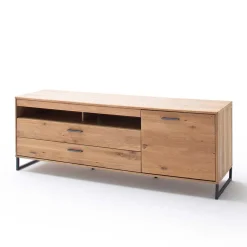 Discount Wohnen Massivholz Wohnwand Möbel Set - Assela (dreiteilig)