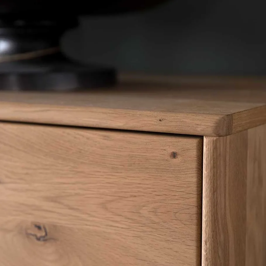 Discount Wohnen Massivholz Wohnwand Möbel Set - Assela (dreiteilig)