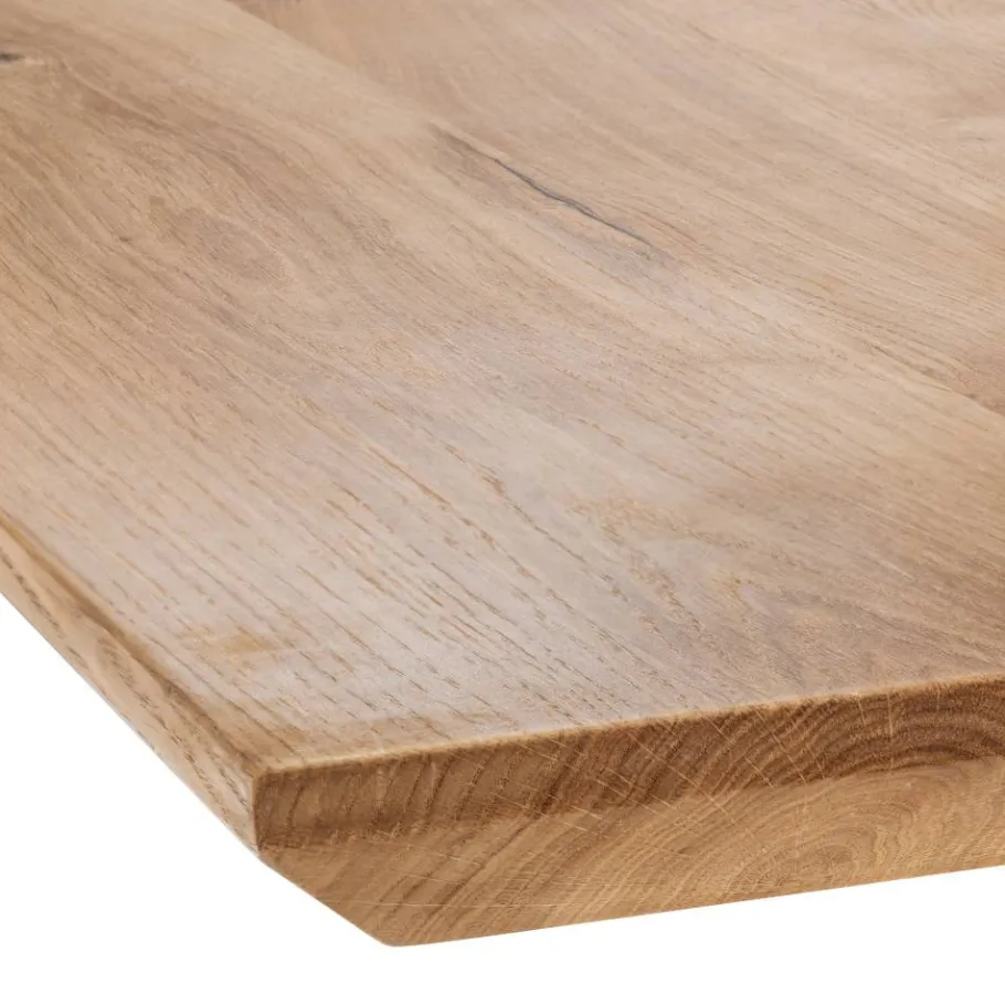 New Wohnen Massivholz-Designtisch aus Wildeiche - Mineva