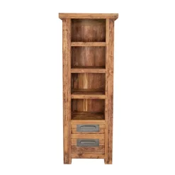 Best Wohnen Massivholzregal Ragista aus Teak Recyclingholz