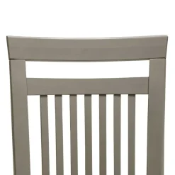 Wohnen Massivholzstuhl Ziamora in Grau (2er Set)