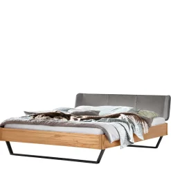 Online Wohnen Material Mix Doppelbett aus Wildbuche - Syolino